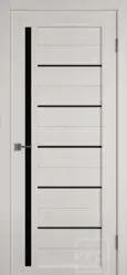 Купить межкомнатную дверь Атум 1 ПО стекло Black Gloss в СПб