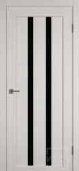 Купить межкомнатную дверь Атум 2 ПО стекло Black Gloss в СПб