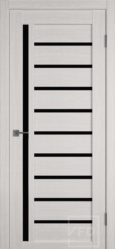Купить межкомнатную дверь Атум 11 ПО стекло Black Gloss в СПб